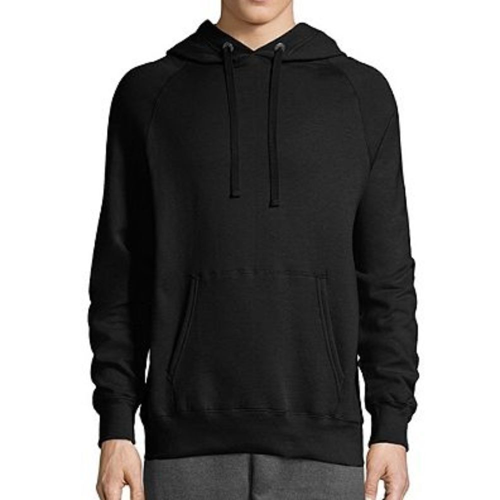Hanes Nano Premium Black Hoodie